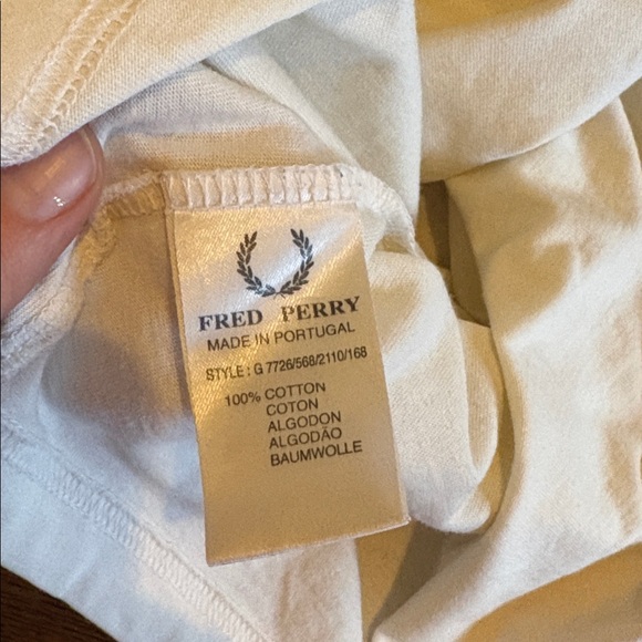 Fred Perry Women’s Ringer Tee size 10 - Picture 6 of 6